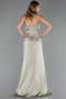 Robe de Soirée Longue Satin Menthe ABU6320