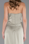 Robe de Soirée Longue Satin Menthe ABU6320