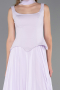 Robe de Soirée Longue Mousseline Lilas ABU6369