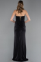 Robe de Soirée Longue Noir ABU6371