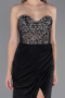 Robe de Soirée Longue Noir ABU6371