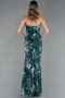 Robe de Soirée Longue Émeraude ABU6299