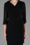 Robe De Invitation Grande Taille Midi Noir ABK2668