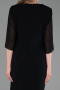 Robe De Invitation Grande Taille Midi Noir ABK2668