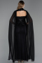 Robe de Soirée Longue Dantelle Noir ABU6360