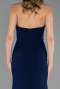 Robe de Soirée Longue Bleu Marine ABU6374