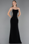 Robe de Soirée Longue Noir ABU6374