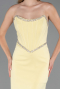 Robe de Soirée Longue Jaune ABU5747