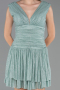Robe de Cérémonie Courte Menthe ABK2670