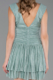 Robe de Cérémonie Courte Menthe ABK2670