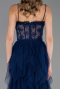 Robe de Soirée Longue Bleu Marine ABU2822