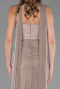 Robe de Soirée Longue Beige ABU6378