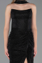 Robe de Soirée Longue Noir ABU6378