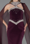 Robe Queue de Poisson Longue Violet ABU5866