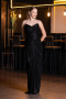 Robe de Soirée Longue Noir ABU6370