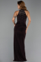 Robe de Soirée Longue Brun ABU5422
