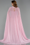 Robe de Soirée Longue Perlé Poudre ABU6372