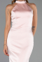 Robe de Soirée Longue Satin Poudre ABU6406