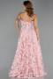 Robe de Soirée Longue Poudre ABU6408