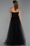 Robe de Soirée Longue Noir ABU6412
