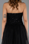 Robe de Soirée Longue Noir ABU6412