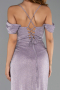 Robe de Soirée Longue Lavande ABU5925