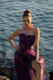 Robe de Soirée Longue Violet ABU3360