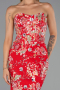 Robe de Soirée Longue Rouge ABU6421