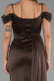 Robe de Soirée Longue Brun ABU2835
