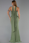 Robe de Soirée Longue Vert Huile ABU5564