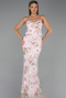 Robe de Soirée Longue Poudre ABU6424