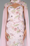 Robe de Soirée Longue Poudre ABU6424