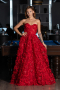 Robe de Soirée Longue Rouge ABU6408