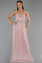Robe de Soirée Longue Poudre ABU6431