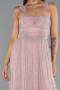 Robe de Soirée Longue Poudre ABU6431