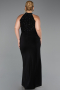 Robe de Soirée Grande Taille Longue Noir ABU6415
