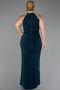 Robe de Soirée Grande Taille Longue Émeraude ABU6415