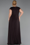Robe Grande Taille Longue Brun ABU6410