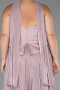 Robe De Soirée Grande Taille Longue Mousseline Lavande claire ABU5958