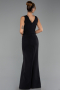 Robe de Soirée Longue Noir ABU6524