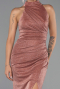 Robe de Soirée Longue Marron Clair ABU6083