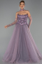 Robe de Soirée Longue Lavande ABU6523