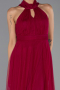 Robe de Soirée Longue Prune ABU3252