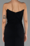 Robe Queue de Poisson Longue Noir ABU6505
