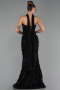 Robe de Soirée Longue Noir ABU6442