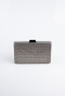 Sac de Soirée Luxe Pierreux Platine SH863