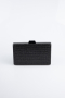 Sac de Soirée Luxe Pierreux Noir SH863