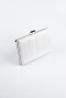 Sac de Soirée Luxe Coupe Au Laser Argent SH801