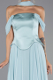 Robe de Soirée Longue Mousseline Menthe ABU5327