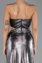 Robe de Soirée Longue Anthracite ABU6127
